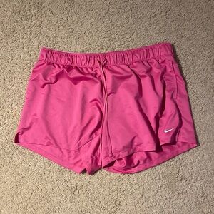 Pink Nike shorts
